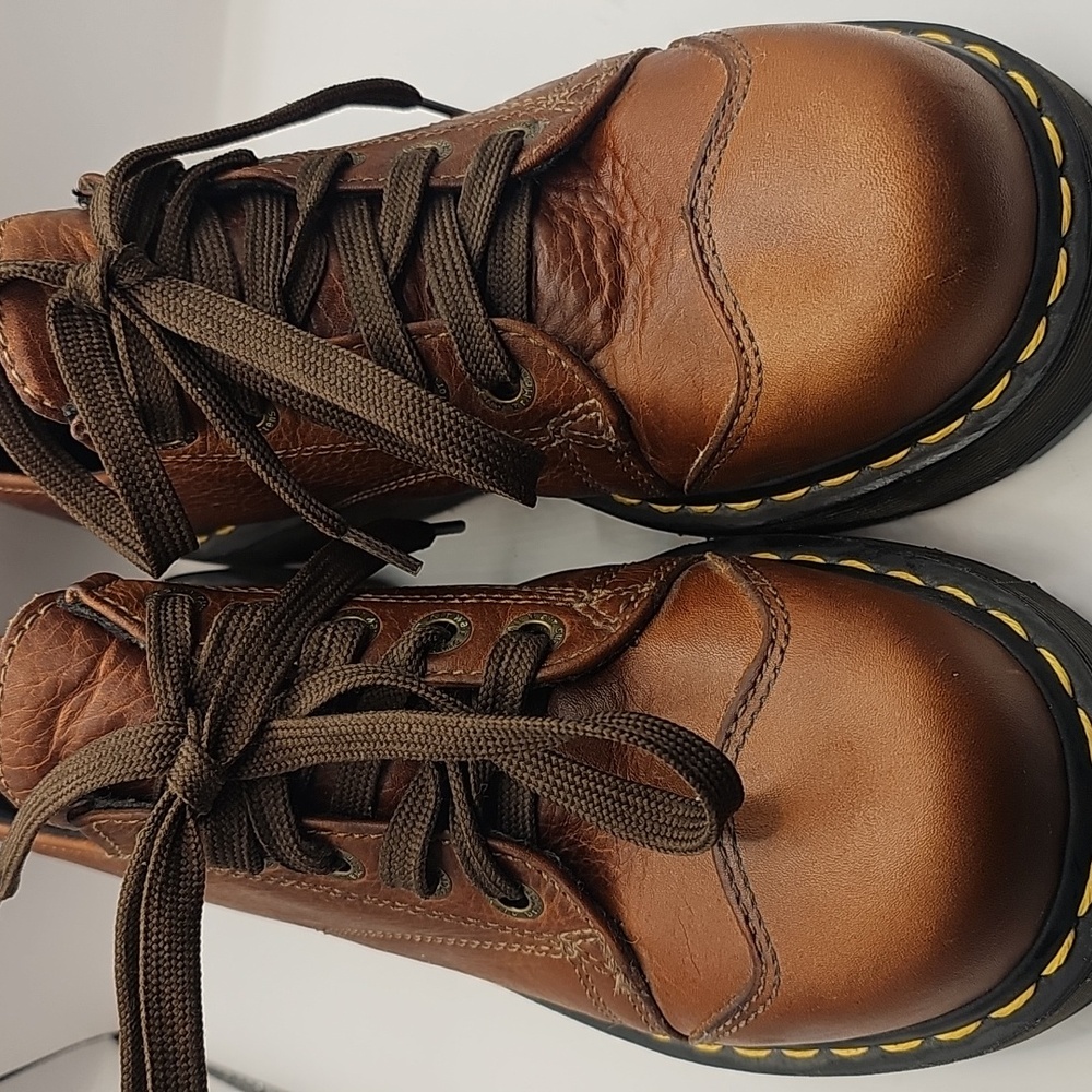 Dr. Martens Vintage Chunky Cap Toe Platform Oxfords UK 9 US 10M - Picture 4 of 10